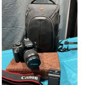 Cannon EOS Rebel T3 EF-S 18-55mm Digital SLR Camera Bag Accessories